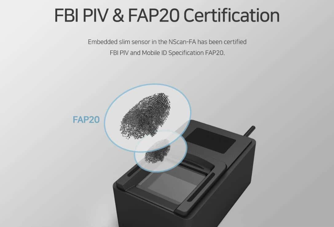 Đầu Đọc Vân Tay Virdi NSCAN-FA – Máy Quét Vân Tay USB Chính Xác Cao