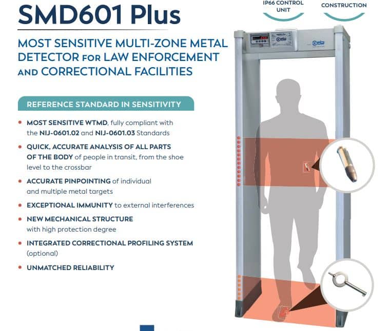 Cổng Dò Kim Loại CEIA SMD601 Plus - Cổng Dò Kim Loại Cao Cấp