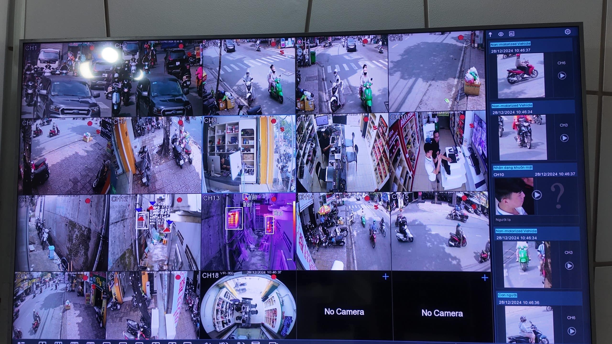 Giao diện đầu ghi AI