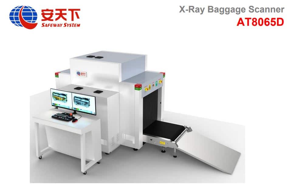 Máy Soi Hành Lý X-Ray Safeway AT8065D - Tải Trọng Băng Tải 200kg, Phát Hiện Vật Cấm Nhanh Chóng