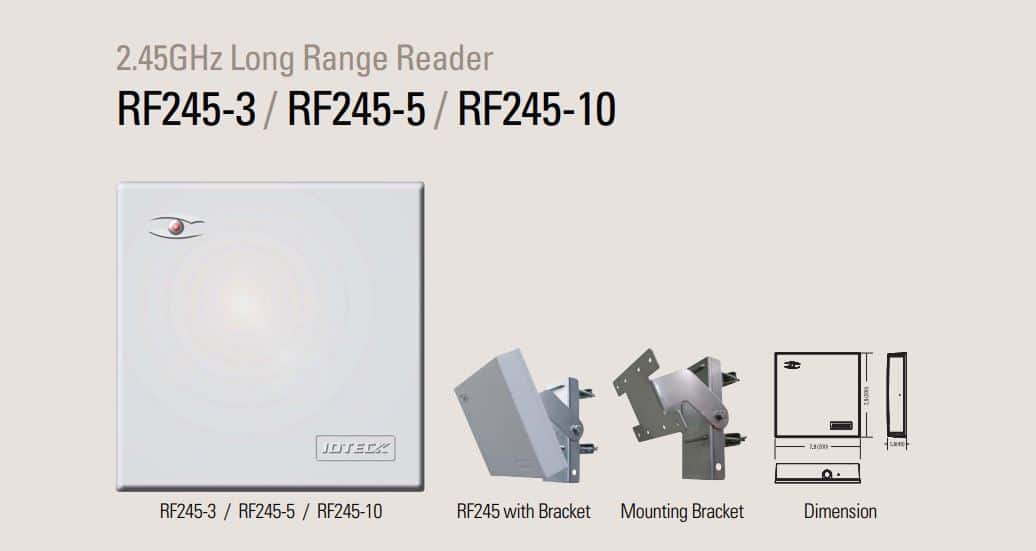 Đầu Đọc Thẻ IDTek RF245-5 - Đầu Đọc Thẻ Tầm Xa RFID Cho Hệ Thống Kiểm Soát Ra Vào