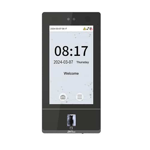 Thiết Bị Chấm Công Kiểm Soát Cửa Khuôn Mặt ZKTeco SenseFace 7A – Xác Thực Vân Tay, Thẻ Từ