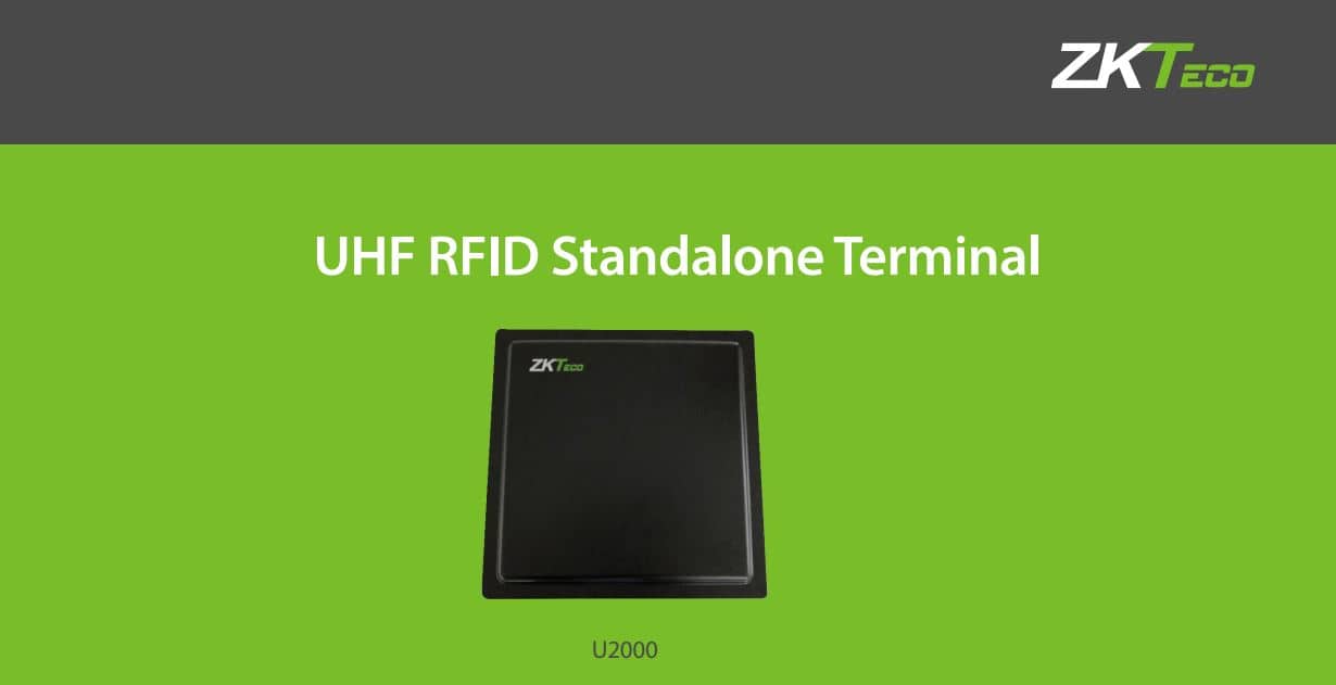 Đầu Đọc Thẻ ZKTeco ZKTeco U2000 - Đầu Đọc Thẻ Tầm Xa UHF Cho Cổng Ra Vào