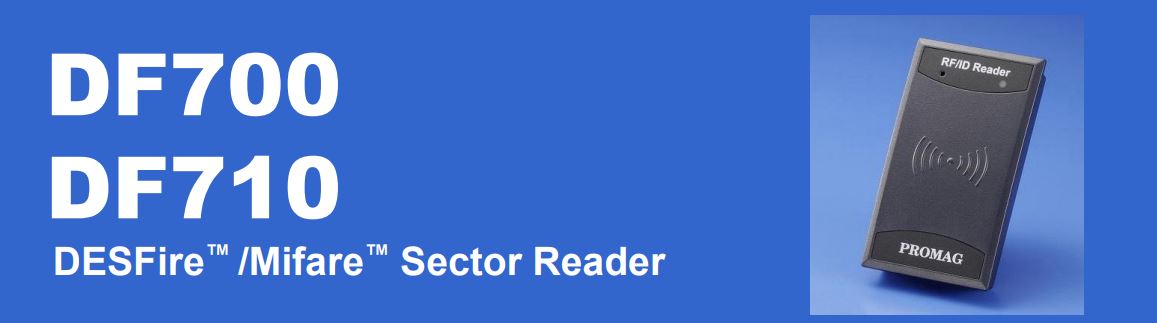 Đầu Đọc Thẻ Promag DF700/DF710 - Đầu Đọc Thẻ RFID GigaTMS Để Bàn