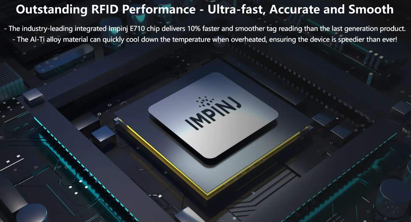 Đầu Đọc Thẻ UROVO DT50P - Đầu Đọc Thẻ RFID UHF Cầm Tay