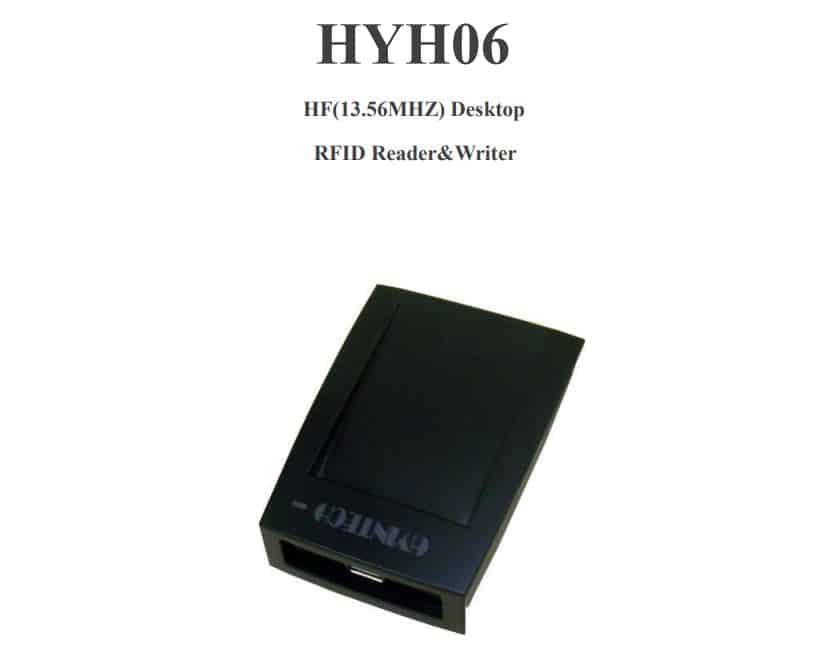 Đầu Đọc Thẻ Hyintech HYH06 - Đầu Đọc Thẻ HF RFID Để Bàn