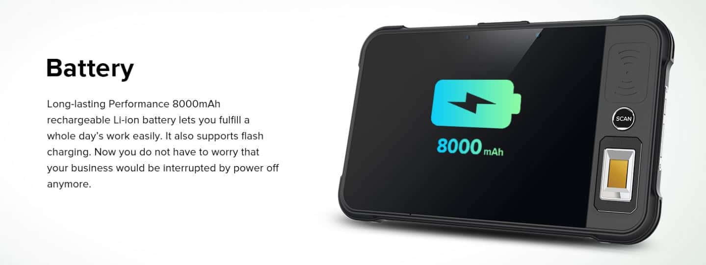 Máy Tính Bảng UHF RFID Chainway P80 - Hỗ Trợ Vân Tay, Mã Vạch