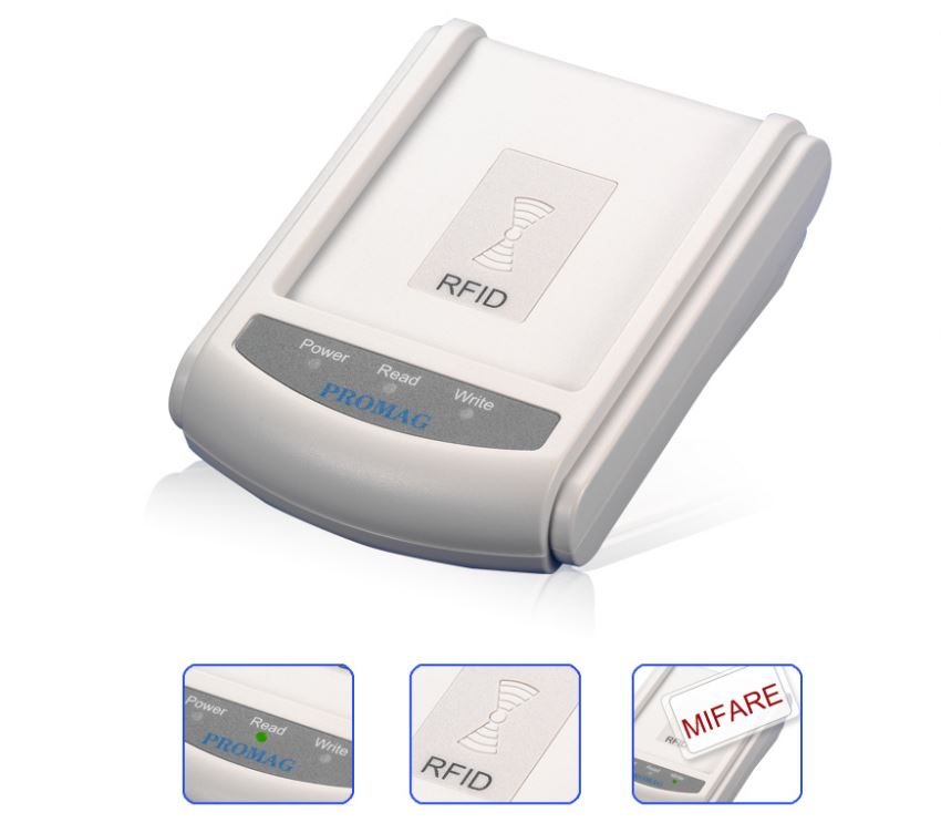 Đầu Đọc Thẻ Promag PCR320 - Đầu Đọc Thẻ Mifare Để Bàn