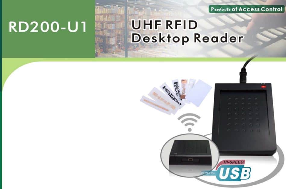 Đầu Đọc Thẻ Syris RD200-U1 - Đầu Đọc Thẻ UHF RFID Reader Để Bàn