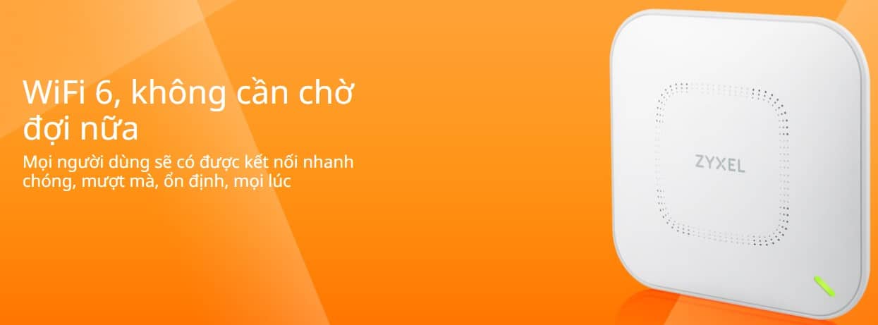 WAX650S là bộ phát WiFi 6 hai băng tần hiệu suất cao với tốc độ lên đến 3550 Mbps