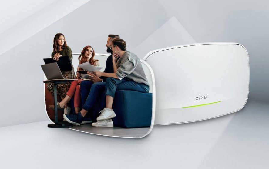 Zyxel NWA130BE là Access Point WiFi 7 hiệu năng cao với thiết kế ba băng tần