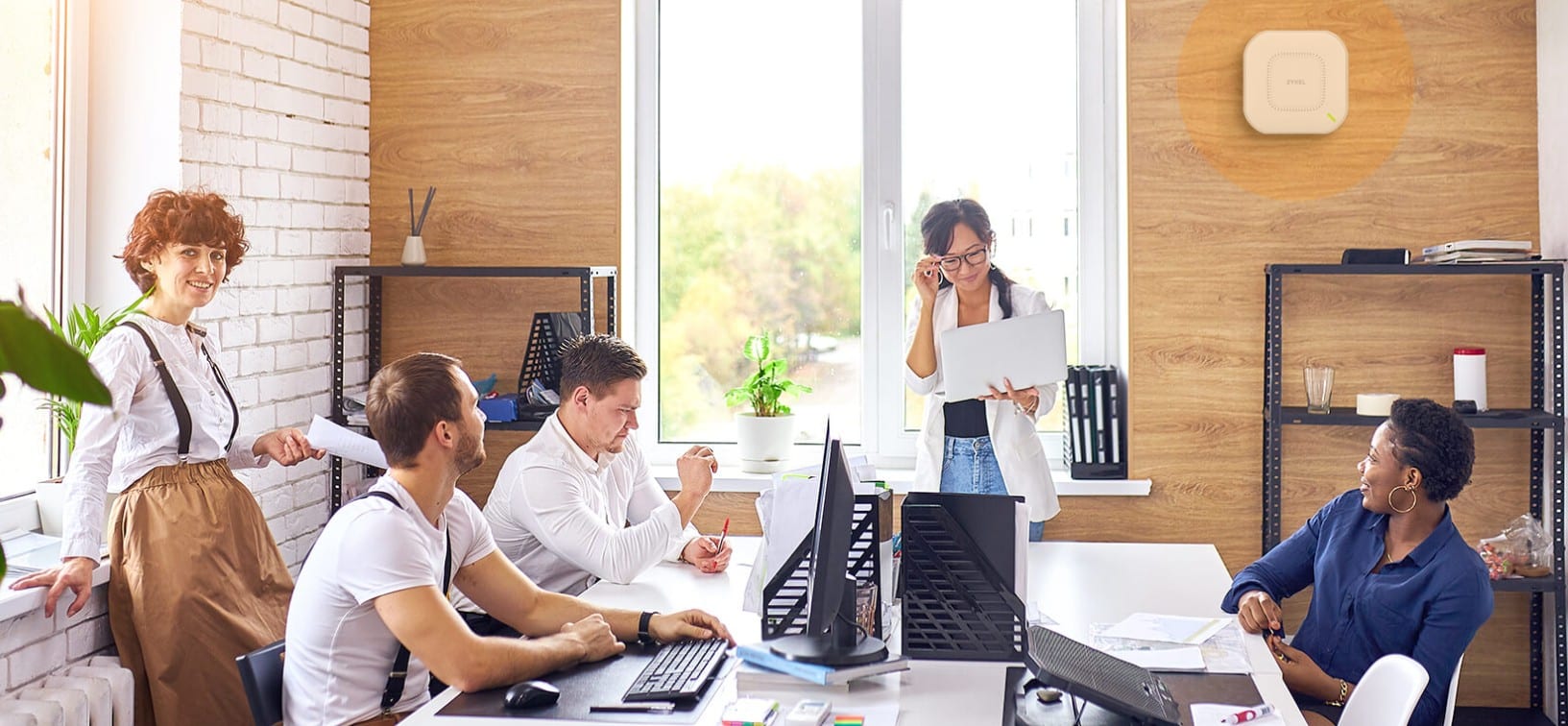 tích hợp cho phép điểm truy cập tận dụng toàn bộ công nghệ WiFi 6