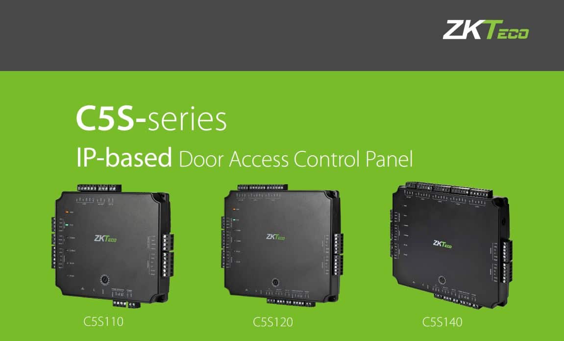 Bộ Điều Khiển Trung Tâm ZKTeco C5S120 - Thiết Bị Điều Khiển 2 Cửa