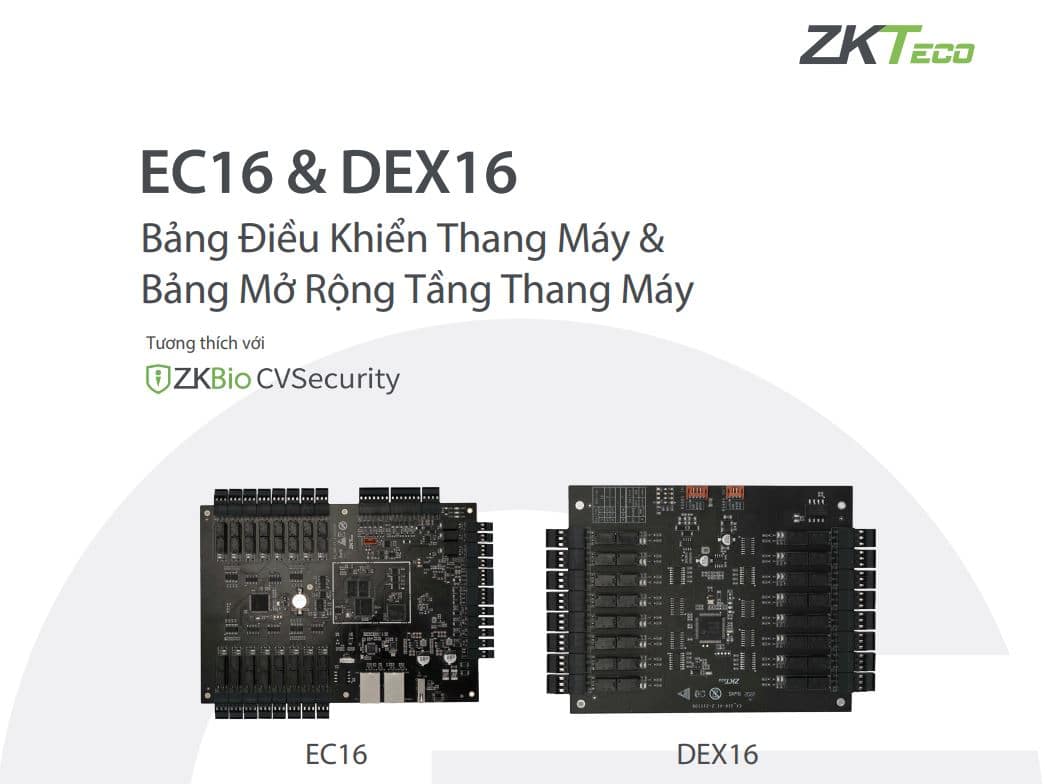 Bộ Điều Khiển Phân Tầng Thang Máy ZKTeco EC16