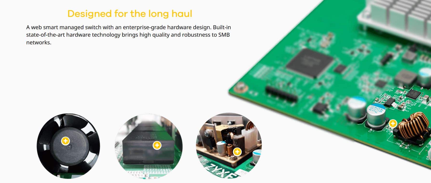 Switch Zyxel GS1920-8HPv2 - Bộ Chuyển Mạch 8 Port PoE Gigabit, 2 Port Combo, Switch Smart Managed PoE 130W