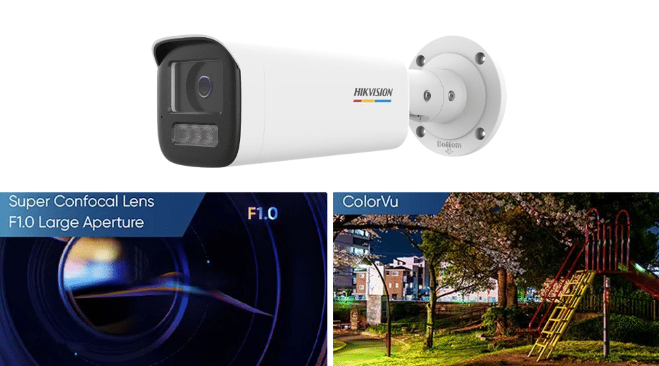 Khẩu độ F1.0 và công nghệ ColorVu 3.0 giúp hình ảnh sắc nét