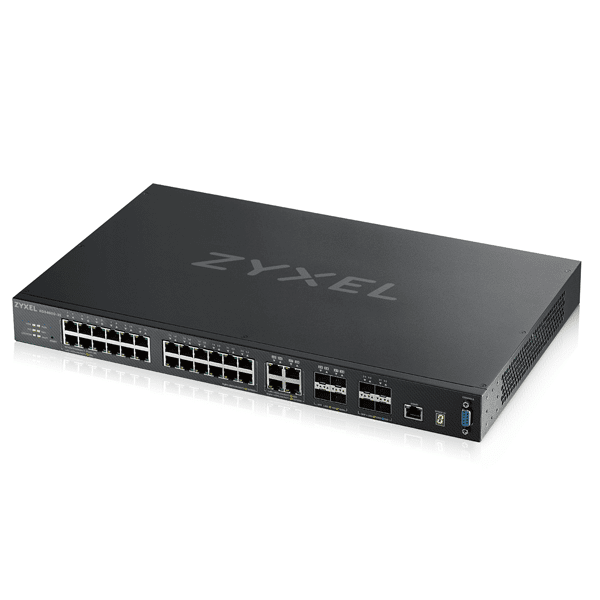 Switch L3 Managed Zyxel XGS4600-32 – Bộ Chuyển Mạch 28 Port GbE, 4 Port SFP+