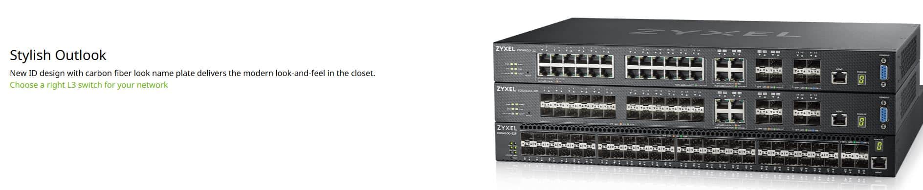 Switch Quang Zyxel XGS4600-52F - Bộ Chuyển Mạch Quang 48 Port SFP, 4 Port SFP+, L3 Aggregation