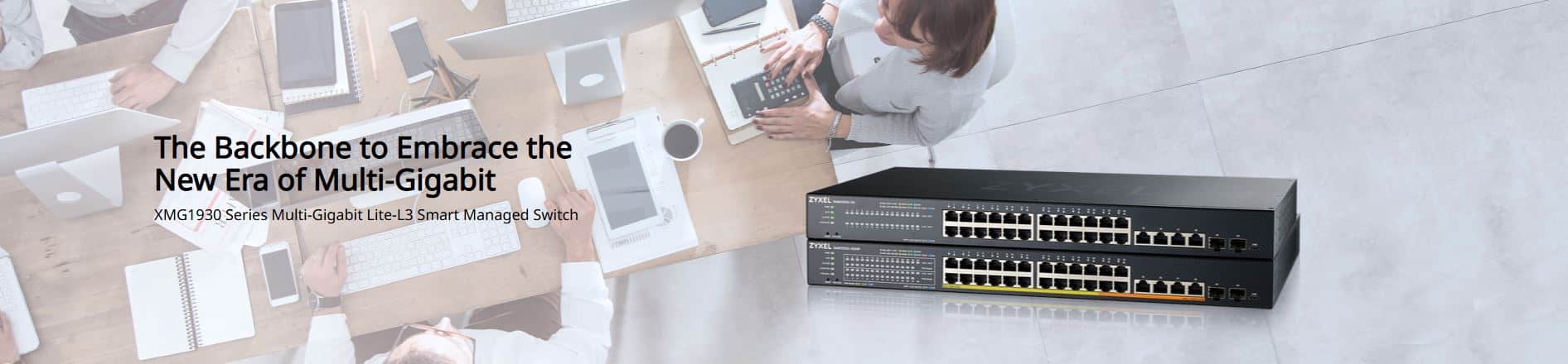 Switch Zyxel XMG1930-30 - Bộ Chuyển Mạch 24 Port 2.5G, 2 Port SFP+ 10G, Switch Layer 2 Smart Managed