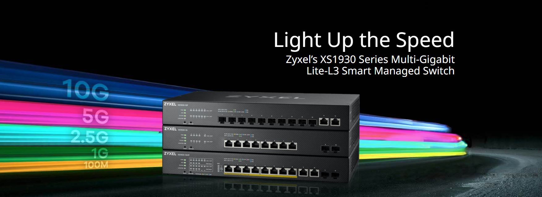 Switch Zyxel XS1930-10 - Bộ Chuyển Mạch 8 Port Multi-Gigabit, 2 Port SFP+ 10G Uplink, Switch Lite-L3 Smart Managed