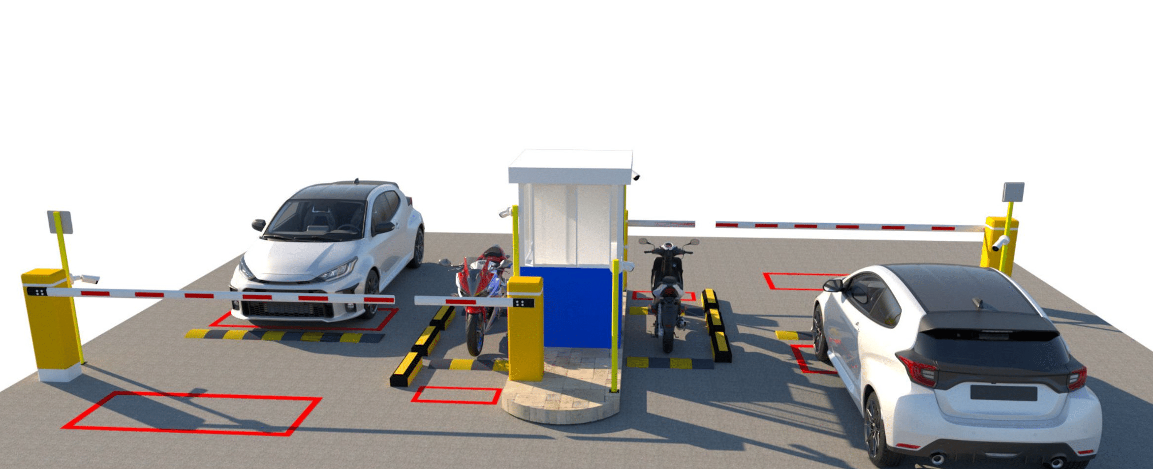 Các thành phần chính của giải pháp bãi xe 