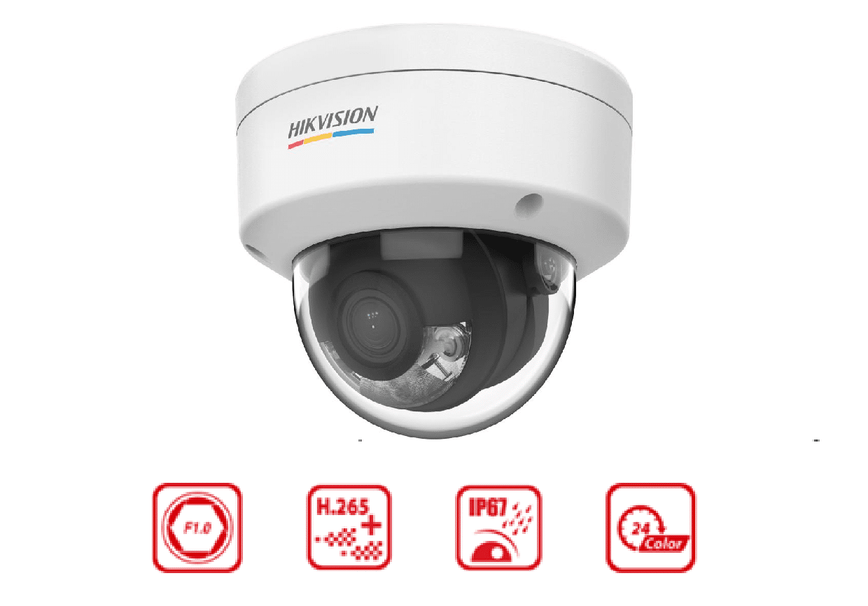 Camera IP Dome ColorVu Hikvision DS-2CD1127G2-LUF chuẩn IP67 chống nước