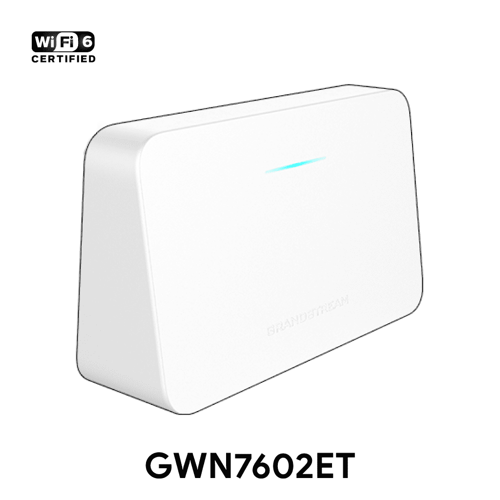 Router WiFi Grandstream GWN7062ET – Bộ Định Tuyến WiFi 6, Tích Hợp 2 Cổng FXS, Hỗ Trợ 128 User, Tốc Độ 3Gbps