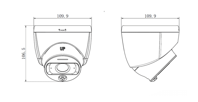 Thiết kế nhỏ gọn của Camera Hikfire HF-VH221