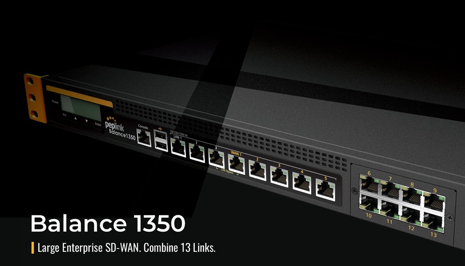 Balance 1350 hỗ trợ kết hợp 13 đường truyền Internet