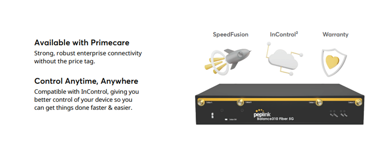 Quản lý mọi lúc mọi nơi với Router WiFi Balance 310 Fiber 5G qua InControl2