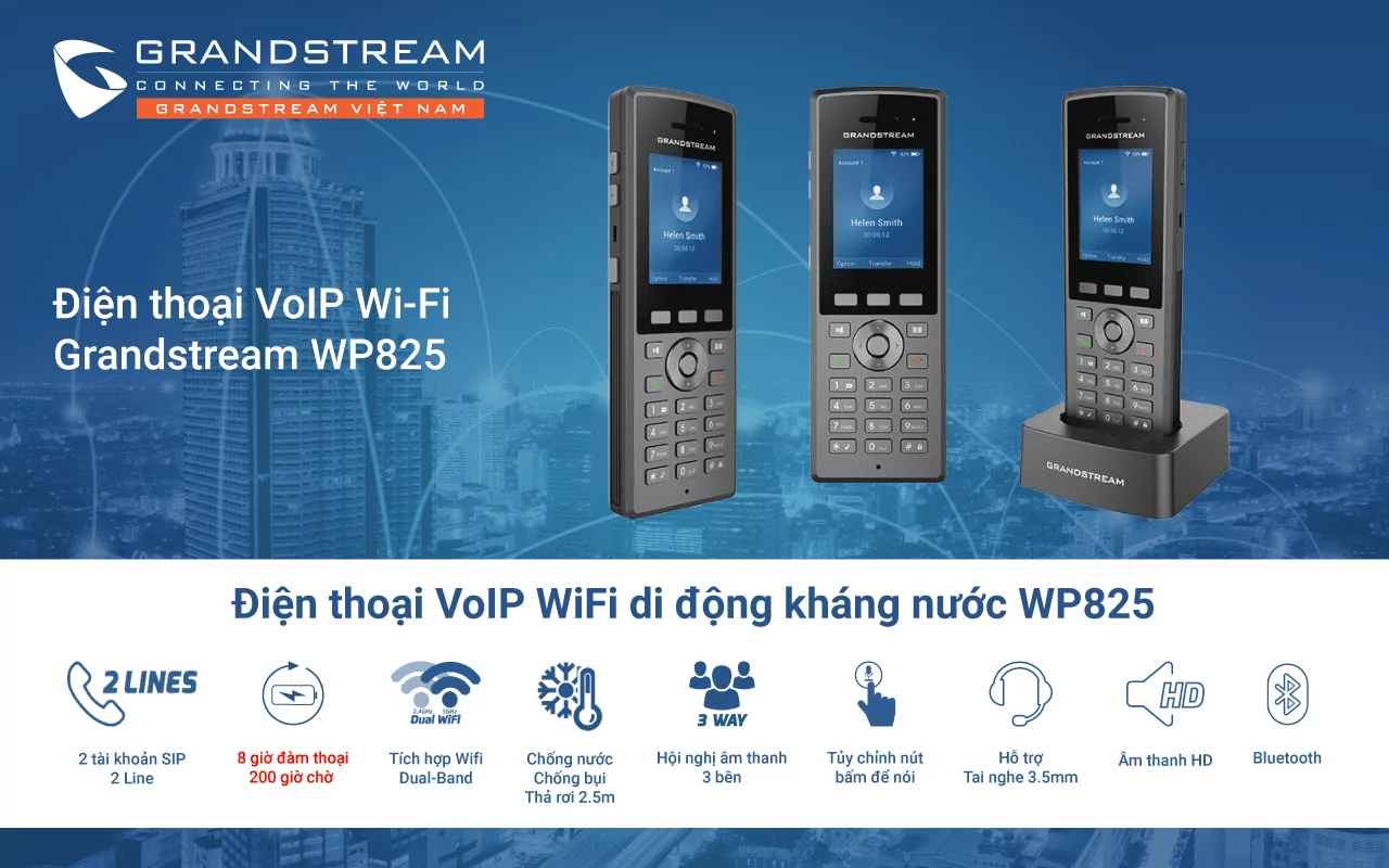 Điện Thoại IP Grandstream WP825
