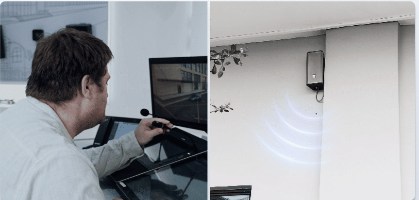 Loa Spon GEN-6191A06 ngoài trời với ampli tích hợp mạnh mẽ