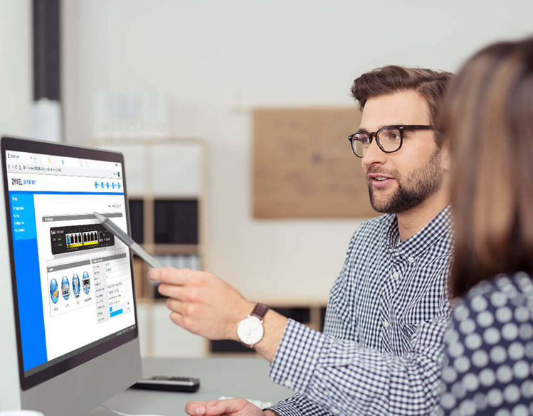 Giao diện quản lý thông minh của Switch GS1900-24EP dễ cấu hình và sử dụng