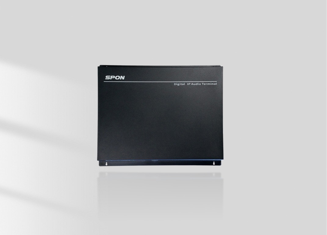 Amply IP Gắn Tường Spon NAS-8505B06 thiết kế nhỏ gọn lắp đặt treo tường