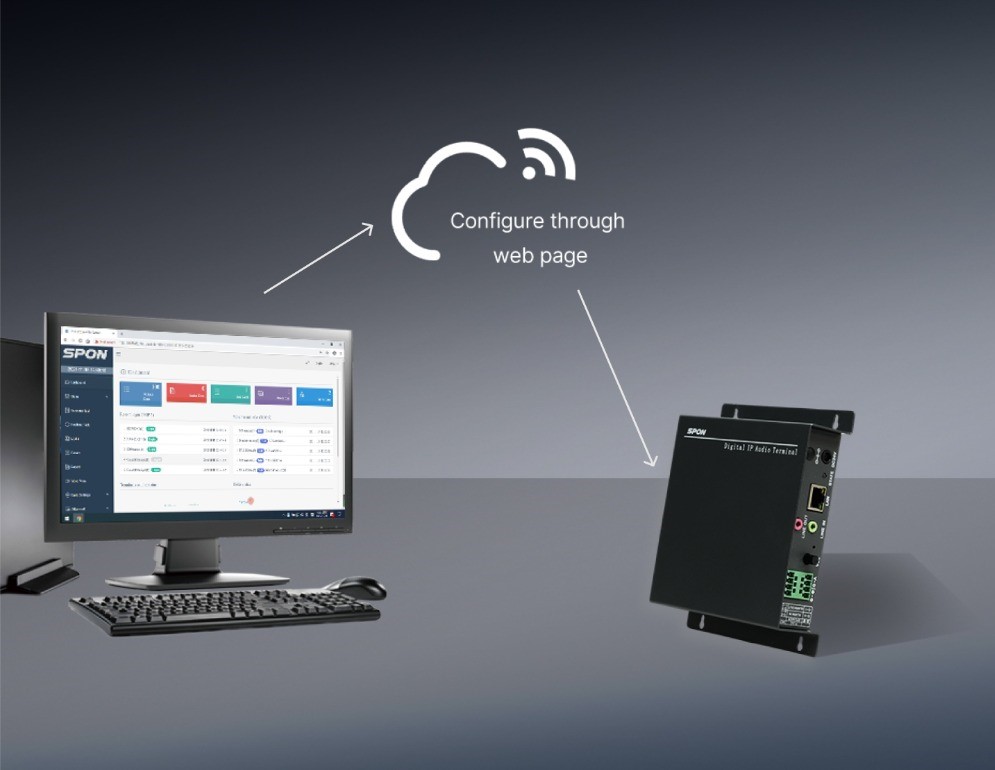 Quản lý Amply IP Gắn Tường NAS-8505B06 qua giao diện Web