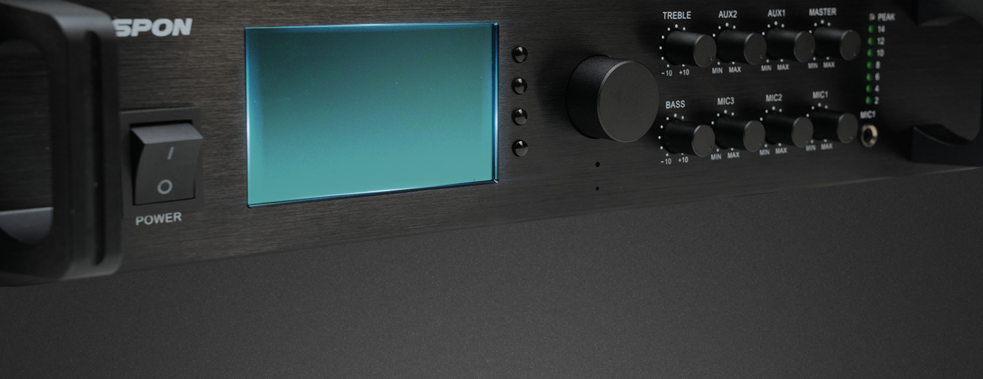 Amply IP NBS-2301P26 thiết kế hiện đại với màn hình TFT trực quan