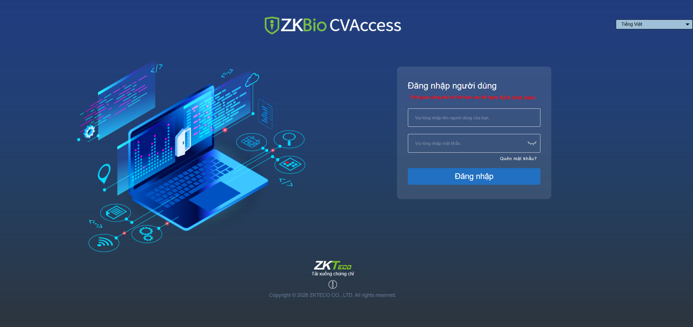 Hướng Dẫn Thêm Thiết Bị ZKTeco Vào Phần Mềm ZKBio CVAccess