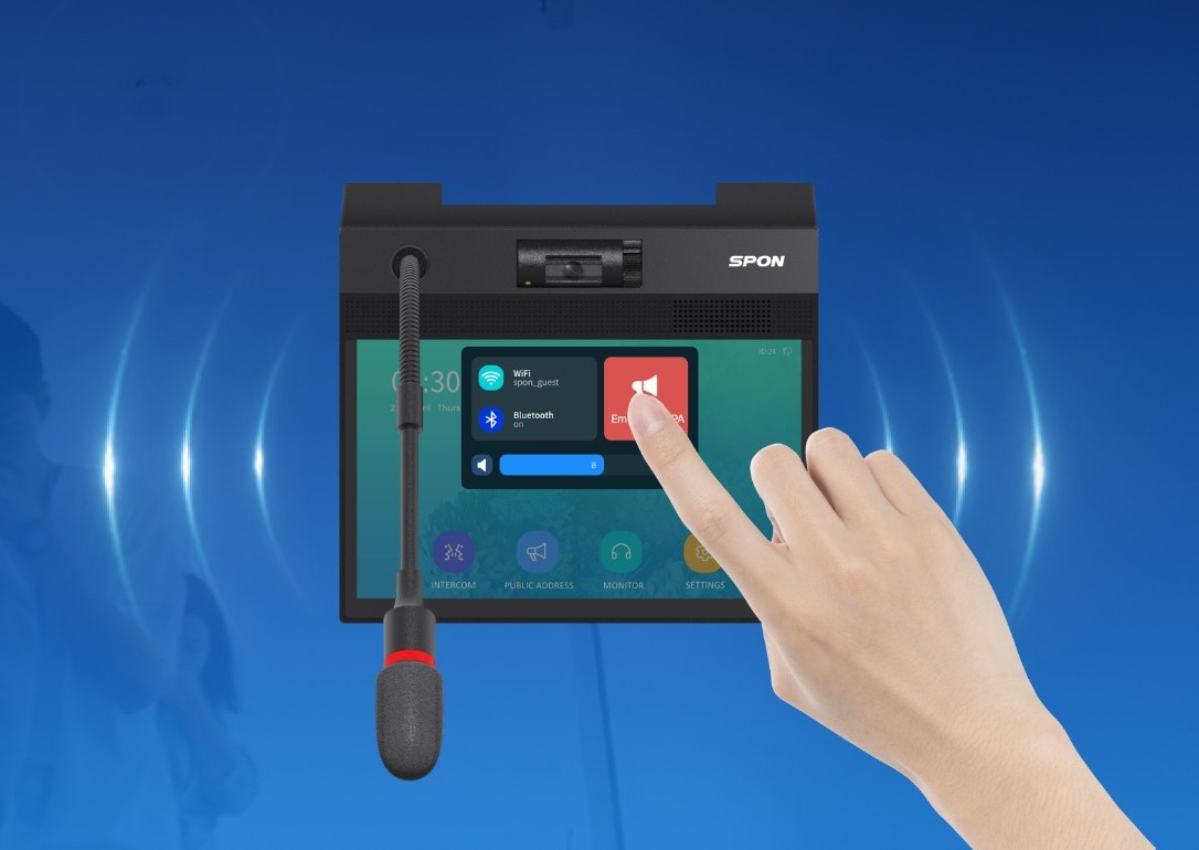 Tính năng phát thông báo khẩn cấp của Bàn Gọi XC-9037NV