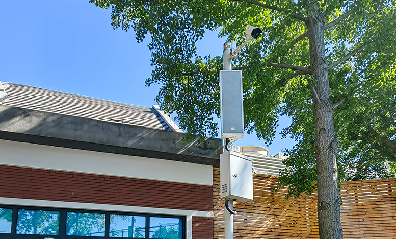 Loa IP Spon XC-9603A06 thiết kế bền bỉ với vỏ hợp kim nhôm chống chịu thời tiết