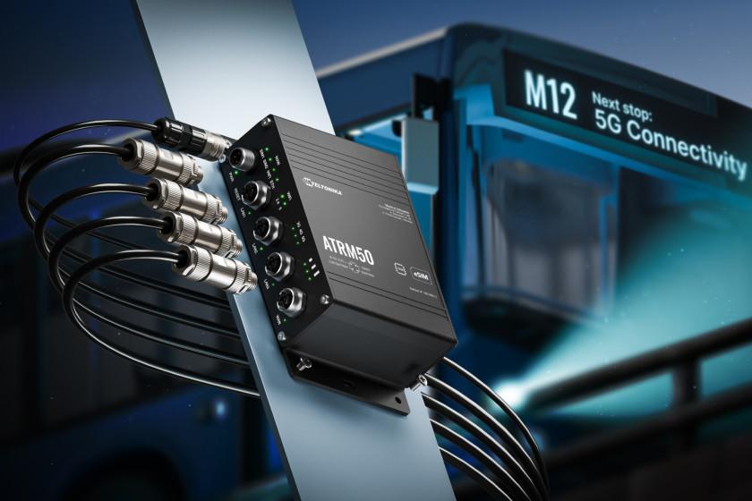 Thiết kế cổng M12 bền bỉ trên Router Công Nghiệp ATRM50