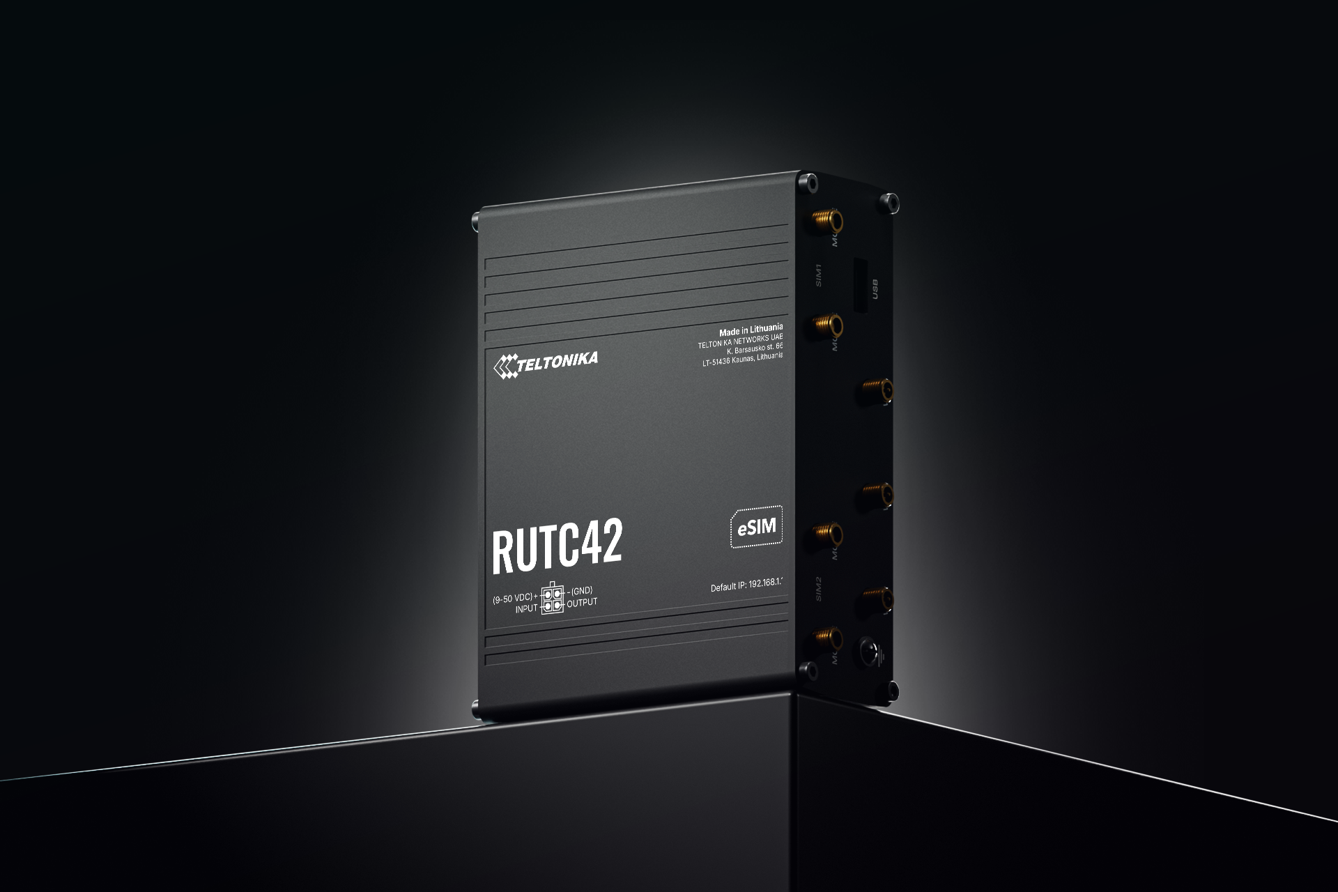 Router Công Nghiệp Teltonika RUTC42 với Dual LTE đảm bảo kết nối liên tục