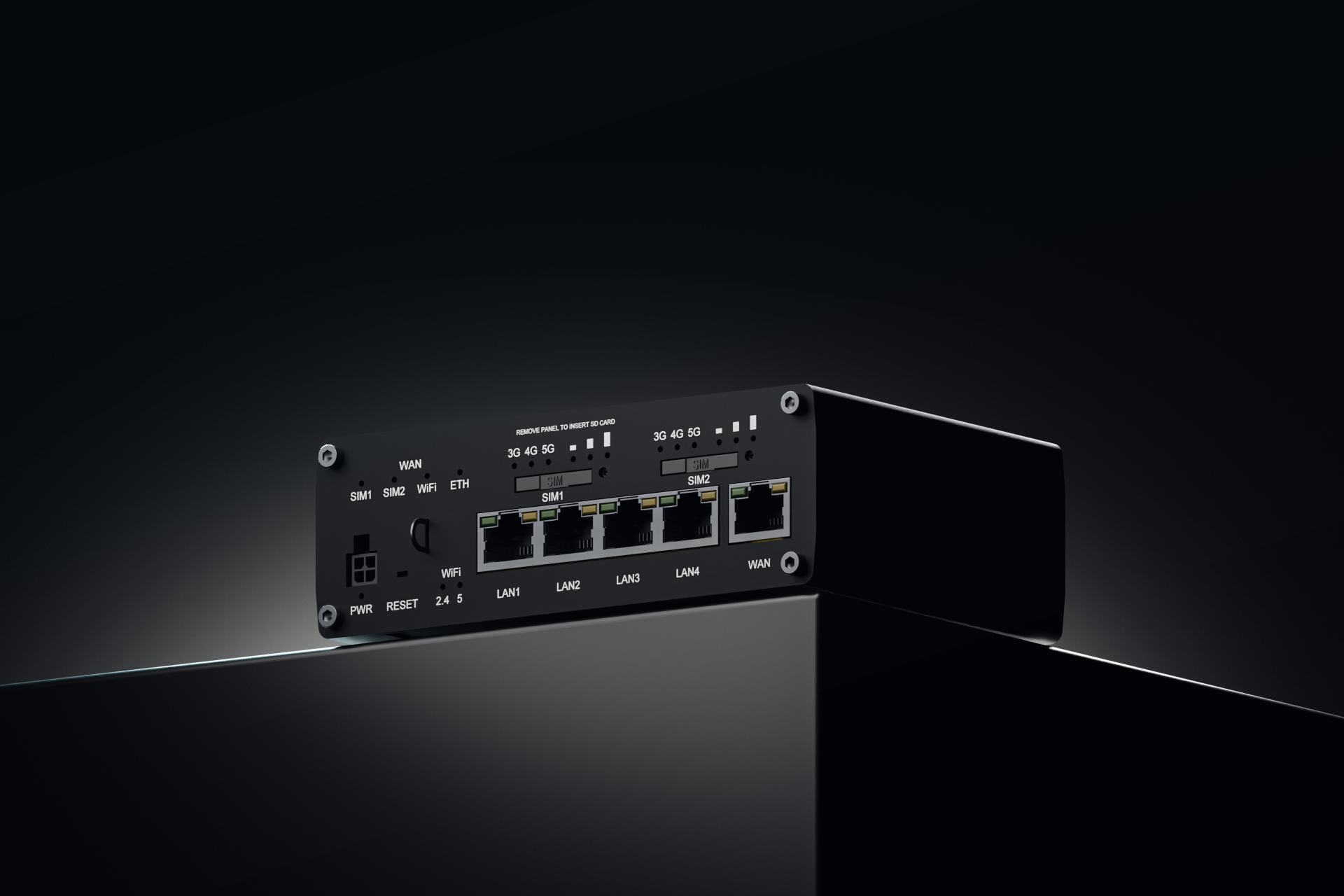 Hệ thống cổng Gigabit trên Router Công Nghiệp RUTM52