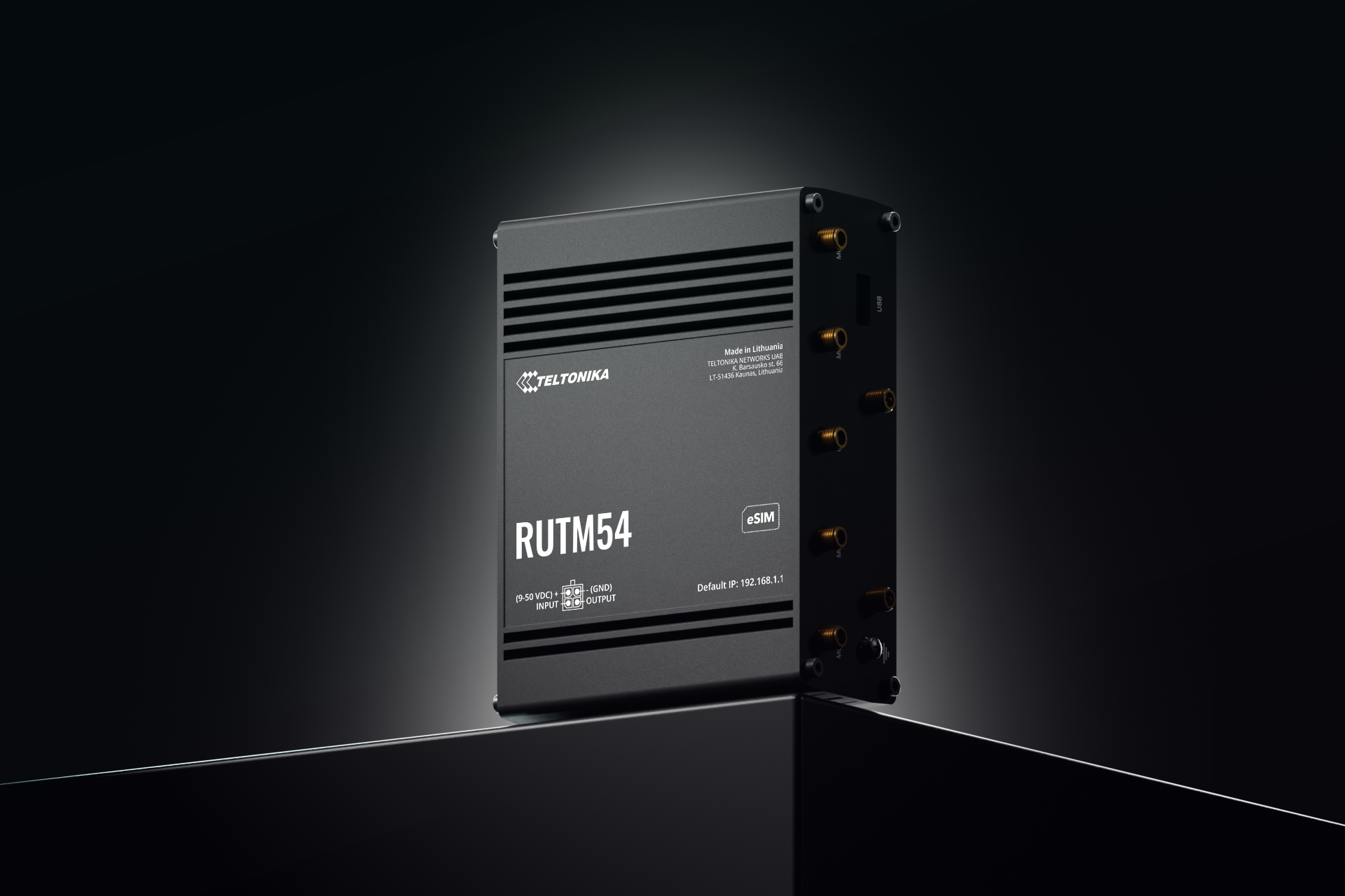 Tốc độ truyền dữ liệu 5G lên đến 3.4Gbps trên Router Công Nghiệp Teltonika RUTM54