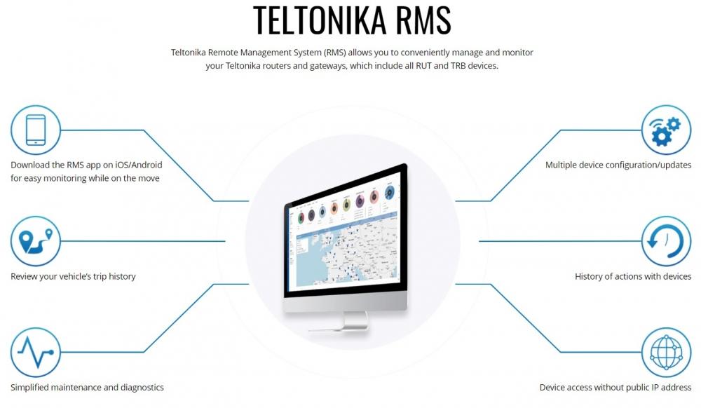 Quản lý Router Công Nghiệp Teltonika RUTX10 qua nền tảng RMS