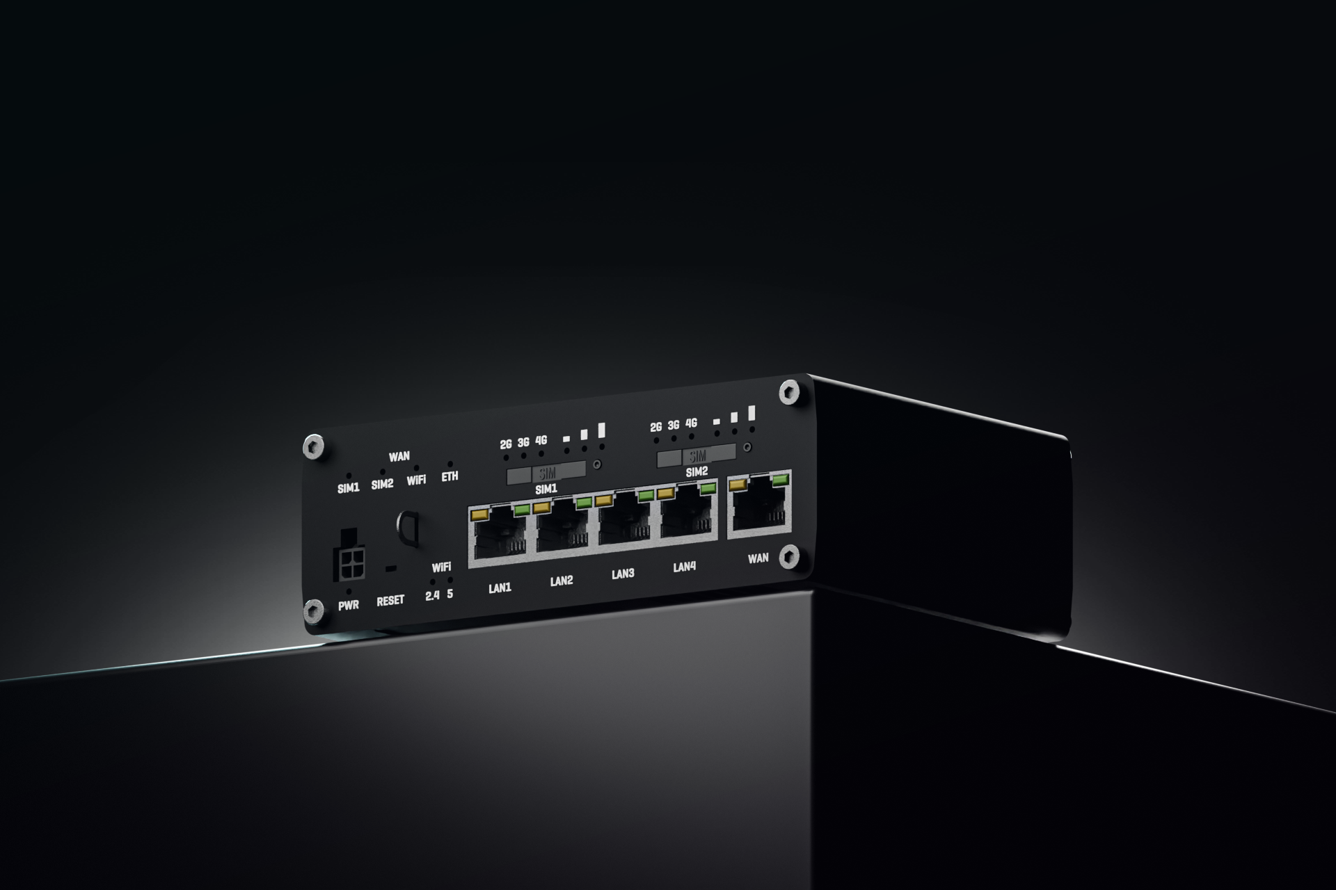 5 cổng Gigabit trên Router Công Nghiệp Teltonika RUTX12